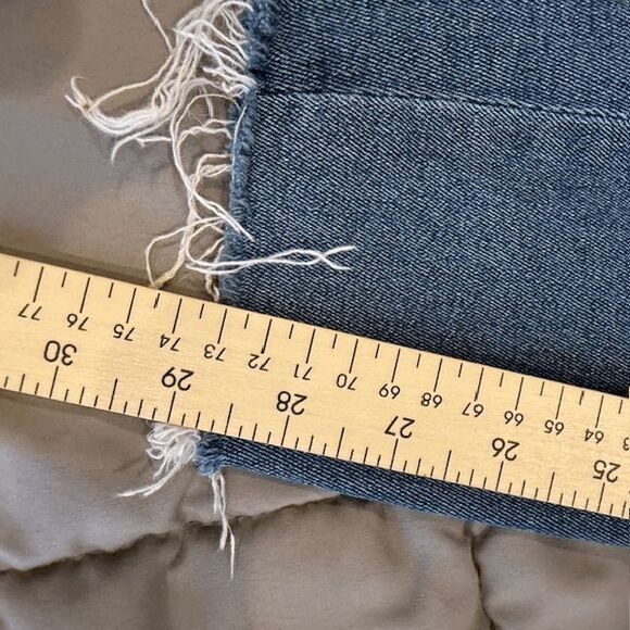 Good American Good Legs Skinny Jeans Raw Hem Size  6 / 28 - Picture 12 of 14